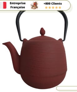 Alternative view of Théière Rouge en Fonte  Oiharu Natsume 800ml