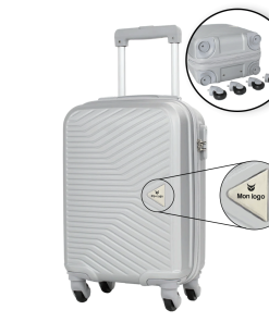 Alternative view of Valise cabine avec roues amovibles 360°