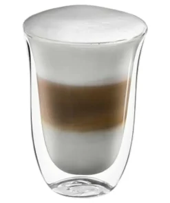Verres à double paroi pour Latte Macchiato Delonghi – Lot de 2 / 33 cl