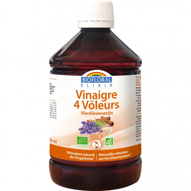 Vinaigre des 4 voleurs Bio 500 ml – Biofloral – Image 2