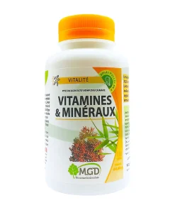 Alternative view of Vitamines & Minéraux – 120 gélules – MGD Nature