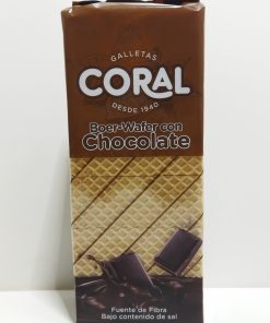 GAUFRETTES FOURRÉES AU CHOCOLAT 330G CORAL