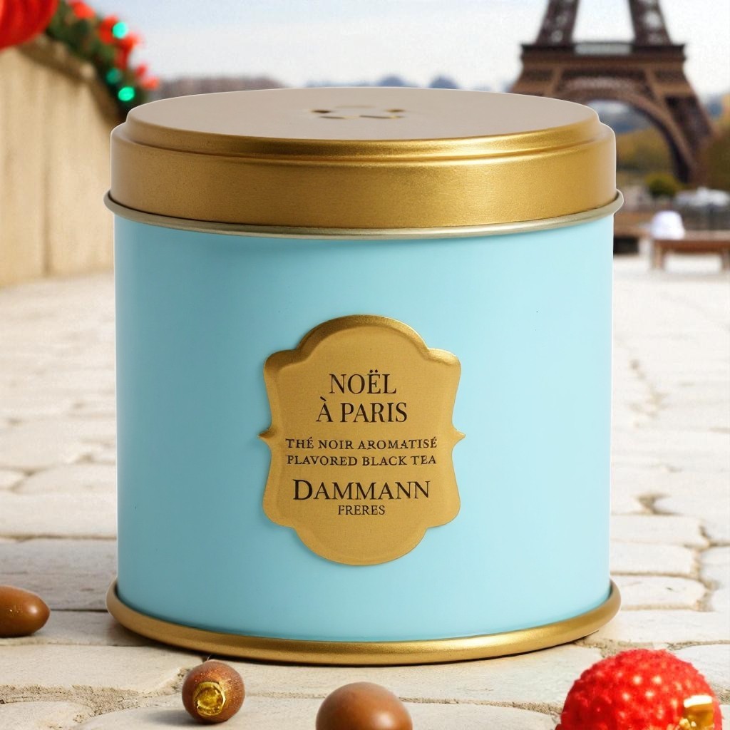 Thé noir – Noël à Paris – Boite en métal 100 gr vrac – Edition 2025